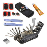 Kit 13 Ferramentas Bike Ciclismo Espátula Remendo Canivete