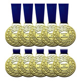 Kit 130 Medalhas Honra Ao Mérito Ouro Esportiva Comemorativa