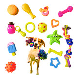 Kit 15 Brinquedo Pet Cachorros Interativo Anti Stress Corda