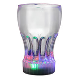 Kit 15 Copos Coca Cola -luz Leds Com Baterias Colorido 200ml