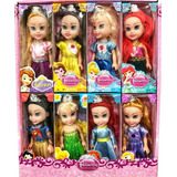 Kit 16 Princesas Disney Bonecas Iantil Disney Atacado