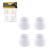 Kit 16 Un Protetor P/ Pé De Cadeira/mesa/cama De Silicone