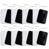 Kit 16 Unid - Eletrodo Auto Adesivo Fisioterapia 5x9 Cm Cor Branco