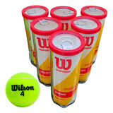 Kit 18 Bola De Tênis Wilson Championship