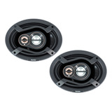 Kit 2 6x9 Polegadas Bomber Beat 350w Rms Alto Falante Quadriaxial 4 Ohms