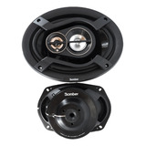 Kit 2 6x9 Polegadas Bomber Beat 350w Rms Alto Falante Quadriaxial 4ohms