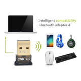 Kit 2 Adaptador Bluetooth 4.0 Usb Dongle Pc Notebook Ps4 Ps3