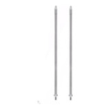 Kit 2 Alongadores Cromados De Antena Px 40cm Caminhão