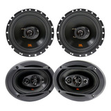 Kit 2 Alto Falantes 6 + 2 6x9 Jbl Selenium 300 Wrms Cor Preto