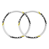 Kit 2 Aros 26/36 F. Freio Disco Downhill Freehide Vmaxx Vzan Cor Branco