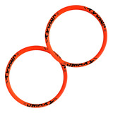 Kit 2 Aros 26/36 F. Freio Disco Downhill Freehide Vmaxx Vzan Cor Laranja Neon