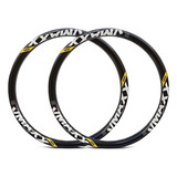 Kit 2 Aros Rodas 26/32f. V-maxx Preto Dh Freio Disco Vzan