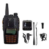 Kit 2 Baofeng Uv-6r Radio Ht Walk Talk Dual Band Uhf Vhf 