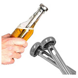 Kit 2 Bastão Resfriador Aço Inox Cerveja Gelada Garrafa