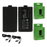 Kit 2 Bateria + Cabo Carregador Compatível Com Xbox One S/x
