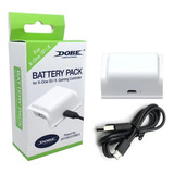 Kit 2 Bateria Para Controle Xbox One Serie S/x Branca Dobe Voltagem De Entrada 110v/220v