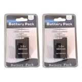 Kit 2 Bateria Recarregável Compatível Com Psp Slim 2400mah