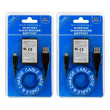 Kit 2 Baterias 2000mah + Cabo Usb Para Ps4 Dualshock