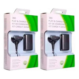 Kit 2 Baterias Recarregável Para Xbox 360 Substitua Pilhas