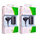 Kit 2 Baterias Recarregável Para Xbox 360 Substitua Pilhas