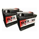 Kit 2 Baterias Som Automotivo Stroke Power 80ah 700ah/pico