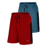 Kit 2 Bermuda Dry Fit Masculina Academia Treino Short Básico