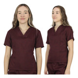 Kit 2 Blusas Bata Camisa Scrub Pijama Hospitalar Cirúrgico