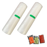 Kit 2 Bobina Gofrada Para Seladora À Vácuo Rolos 28cm/5m