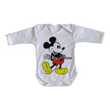 Kit 2 Body Bebê Mickey Mouse Antigo Disney Desenho Classic