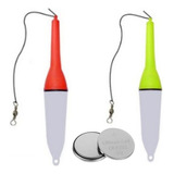 Kit 2 Boia Luminosa Led 19cm 45gr C/ 2 Baterias Boias Barão