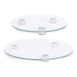 Kit 2 Boleiras Redondas 35 E 40 Cm Festa Luxo