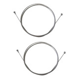 Kit 2 Cabos De Freio Sti Aço Inox Para Bike Speed 1.5mm 2.1m
