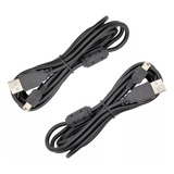 Kit 2 Cabos Usb Para Carregar Controle De Ps3 Com 2 Metros