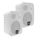 Kit 2 Caixas De Som Ambiente Mxt Mxk-25 Cor Branca