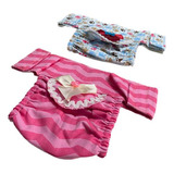 Kit 2 Calcinha Higiênica Cio Pós Cirurgico Cachorra Pet-