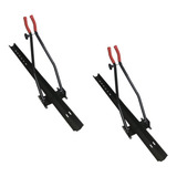Kit 2 Calhas Transporte De Bike Rack Transbike Teto De Carro