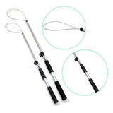 Kit 2 Cambão Retrátil Veterinário Contenção Captura Cães G