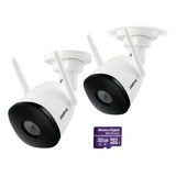 Kit 2 Câmeras Externa Wi-fi Full Hd Im5 Sc C - Intelbras