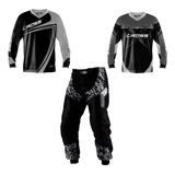 Kit 2 Camisas Motocross Trilha Velocross + 1 Calça Pro Tork 