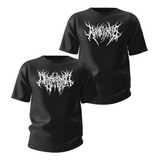Kit 2 Camiseta Basica Versão Gotic Texts Punk Horror Unissex