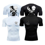 Kit 2 Camiseta Compressao Academia Dupla Gojo E Geto Brother