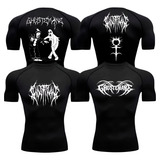 Kit 2 Camiseta Compressao Academia Ghostemane Dark Gotico