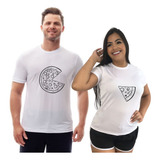 Kit 2 Camisetas Casal Namorados Pizza + Pedaço