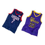 Kit 2 Camisetas Regatas De Basquete Academia Dry Fit 