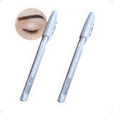 Kit 2 Caneta Gel Branca Sobrancelha Marcação Design