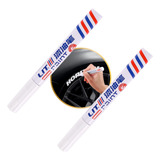 Kit 2 Canetas Paint Pinta Pneu De Carro Branca - Promoção