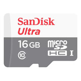Kit 2 Cartão Memória 16gb Micro Sd Ultra 80mbs Sandisk Nfe