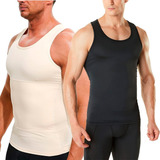 Kit 2 Cintas Modeladora Masculina Compressão Reduz Medida Re