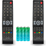 Kit 2 Controle Remoto Compatível Com Tv Aoc Lcd Led Cr4603