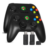 Kit 2 Controle Sem Fio Para Xbox 360 Computador Recarregável